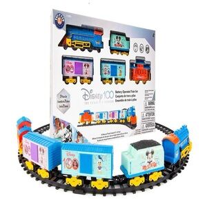 NIB Lionel Disney 100 Celebration Battery Operated 29 Piece Train Set